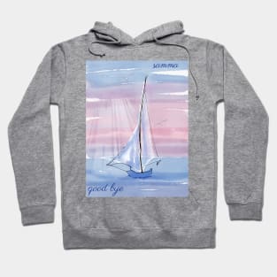 Sea and yacht Hoodie